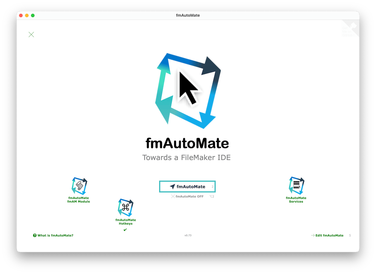 fmAutoMate start layout