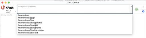 Choose XPath from the structure