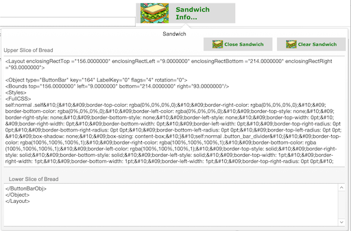 Sandwich Info Popover