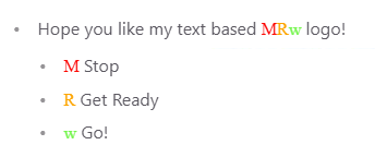 How it looks with no Wingdings3