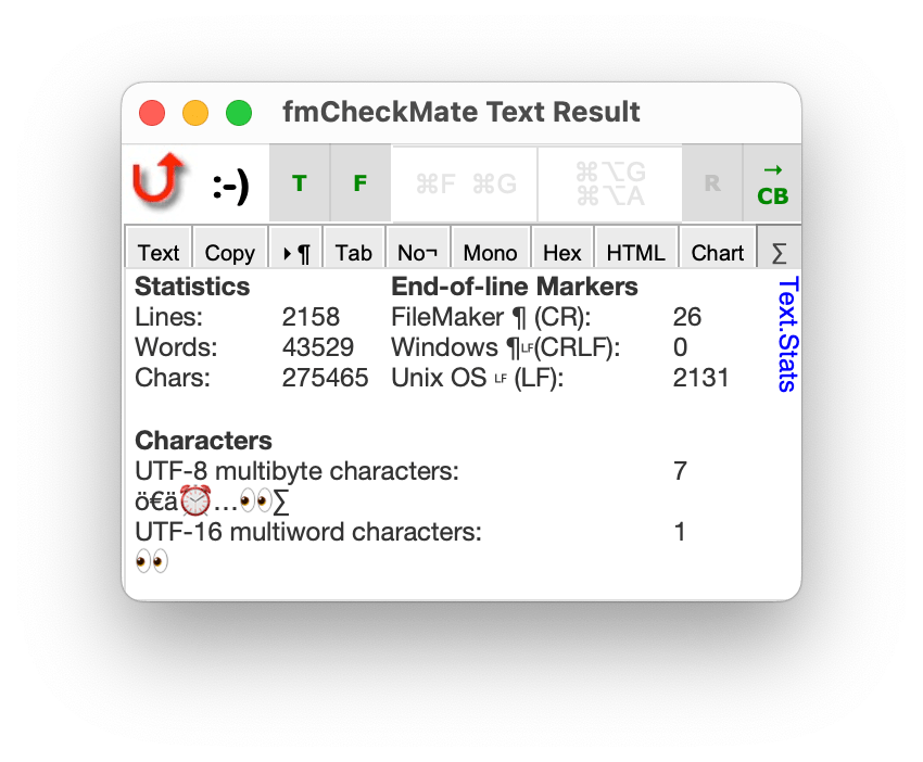 fmCheckMate Text Result Viewer